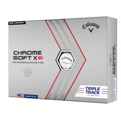 Callaway Chrome Soft X LS Triple Track Golfbälle
